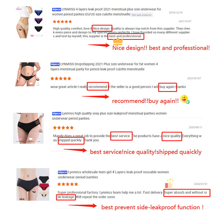 best women's menstrual panties