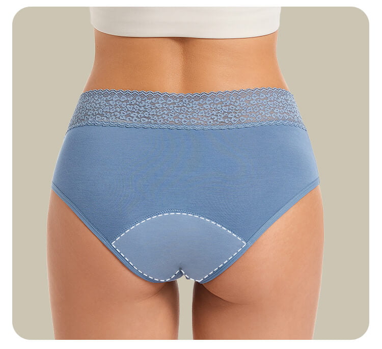 period panties with high waist design 