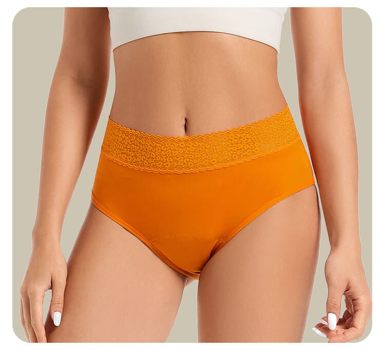 period panties with high waist design 