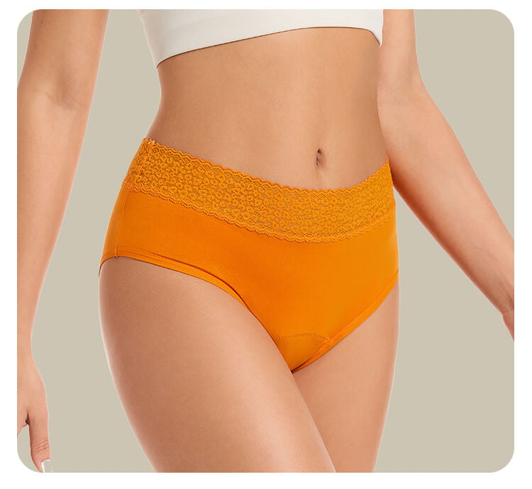period panties with high waist design 