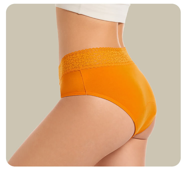 period panties with high waist design 