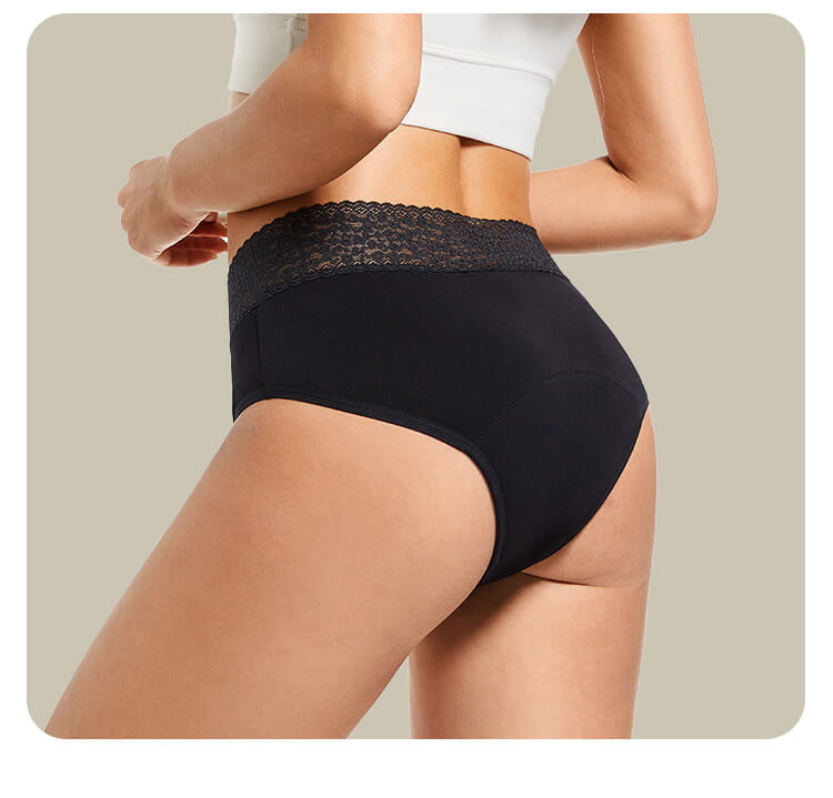 period panties with high waist design 
