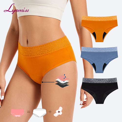 Wholesale OEM 4 Layer Colorful Leak-proof Lining Design Perfect Cut Plus Size Bamboo For Women Bragas Menstruales Plus Supplier