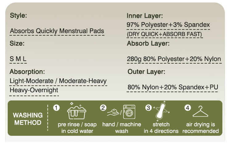 reusable cloth pads