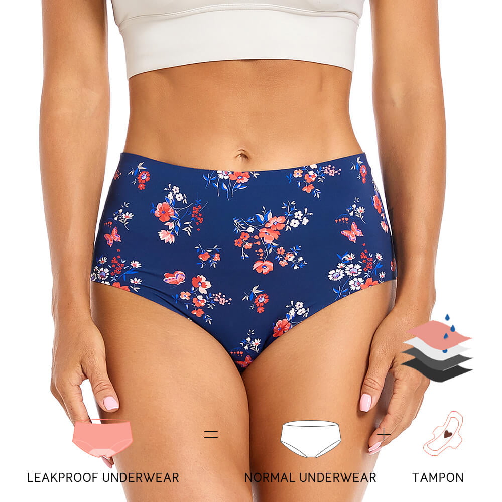 Lynmiss Wholesale Menstrual Panties Underwear High Waist Side Protection Culotte Menstruelle Seamless Period Panties Manufacturer