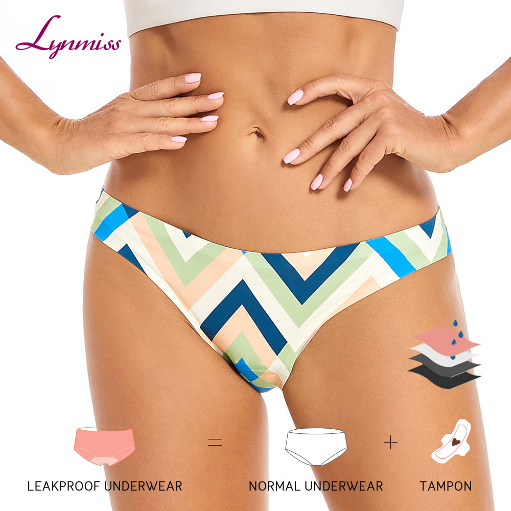 Lynmiss Period Panties Company Super Leakproof Quick Drying Absorbent 4 Layers No Pfas Biodegradable Seamless Period Panties Factory