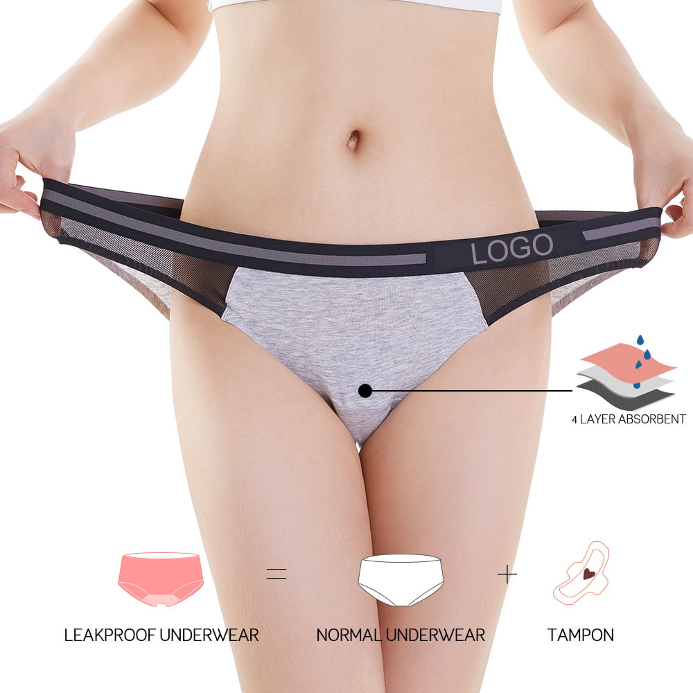 Lynmiss Wholesale Bikini And Periods Women Sexy Mesh Bikini Leak Proof Period Underwear Factory
