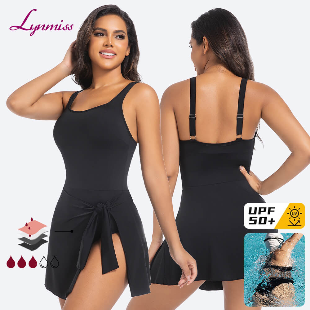 LYNMISS LY3089 Elegant Leakproof Period Swimsuit for Women Stylish One-Piece Period Swimwear Suppliers