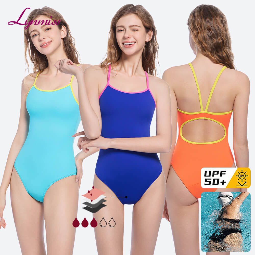 LYNMISS LY3110 One pieces Teen Period Swimwear Shorts Girls' Period Friendly Menstural Swimsuit Soucring