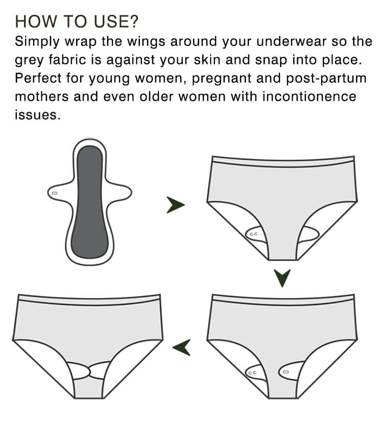 washable cloth pads