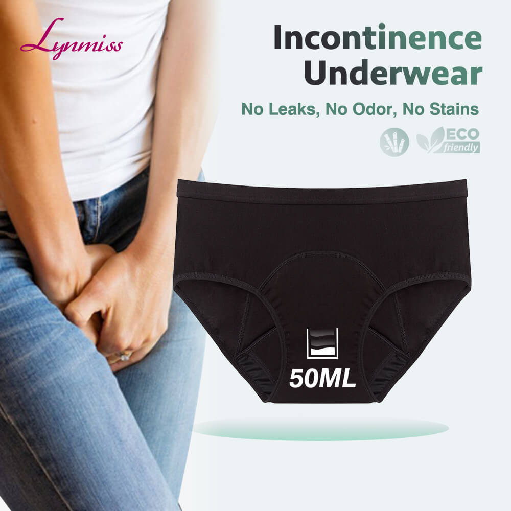 Leakproof Incontinence Briefs for Women ly1727-1| OEM Incontinence Underwear Supplier