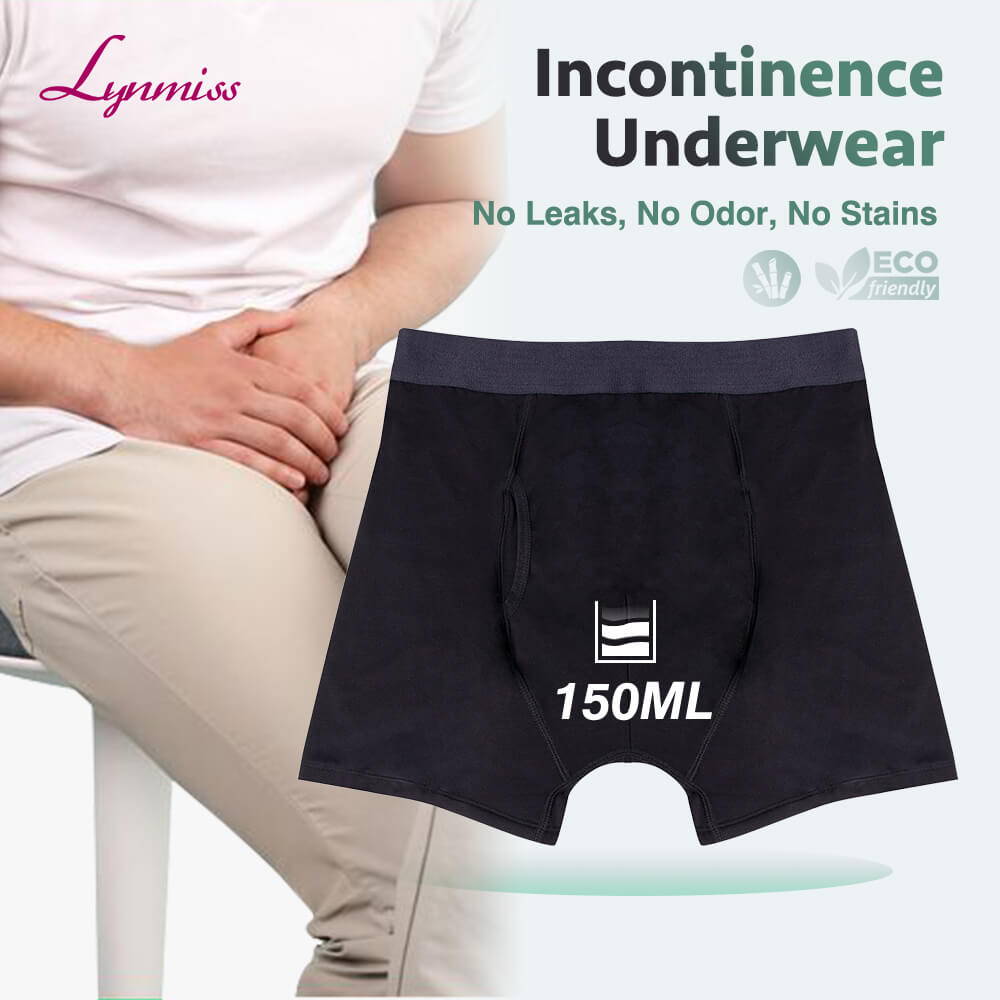 Mens Incontinence Underwear ly1966 | Leak Proof Underwear for Men | Lynmiss OEM Factory