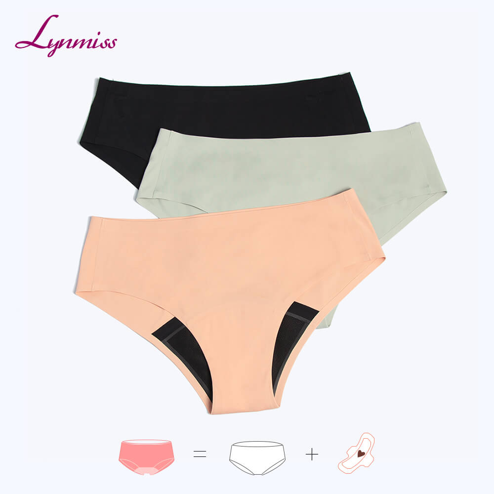 LY1128 Seamless Mid-Waist Period Underwear | Leak Proof Panties for Women Wholesale