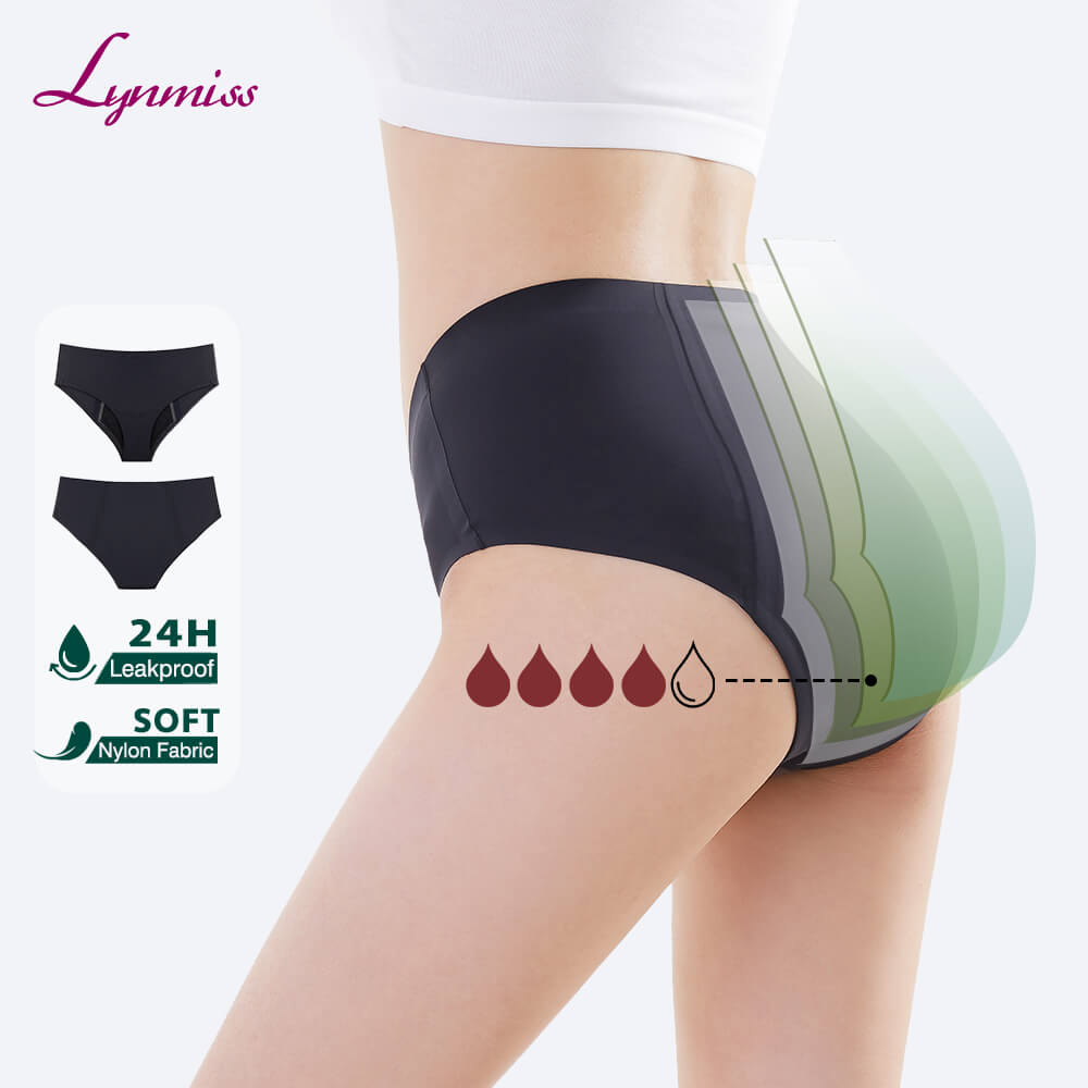 Heavy Flow Seamless Period Underwear ly1129 | PFA-Free Leakproof Panties for Women – Lynmiss