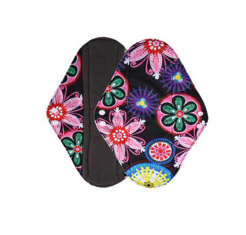 Colorful Reusable Menstrual Pads ly600 | PFAS-Free OEM Cloth Pads