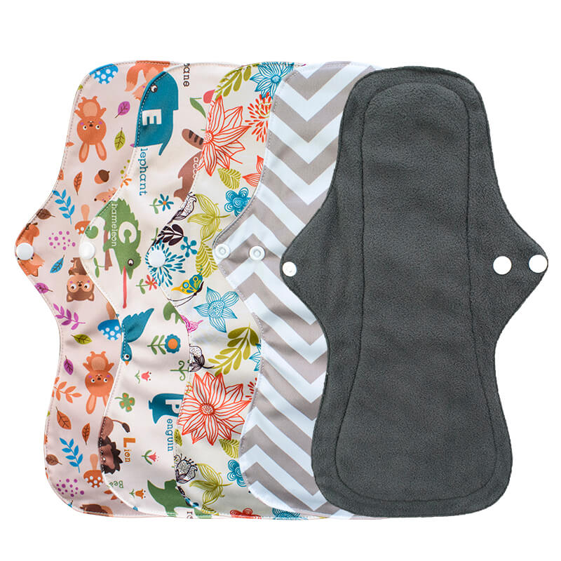 Custom Colorful Reusable Period Pads ly969 | Bamboo Cloth Pad OEM