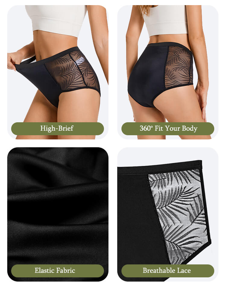 high waisted period underwear