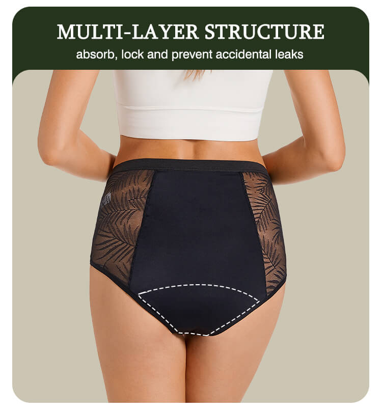 high waisted period underwear