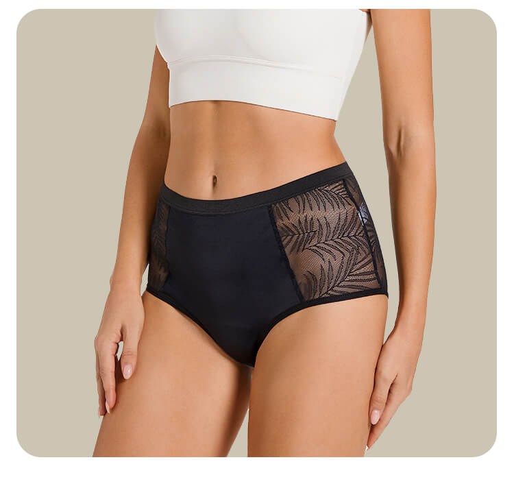 high waisted period underwear