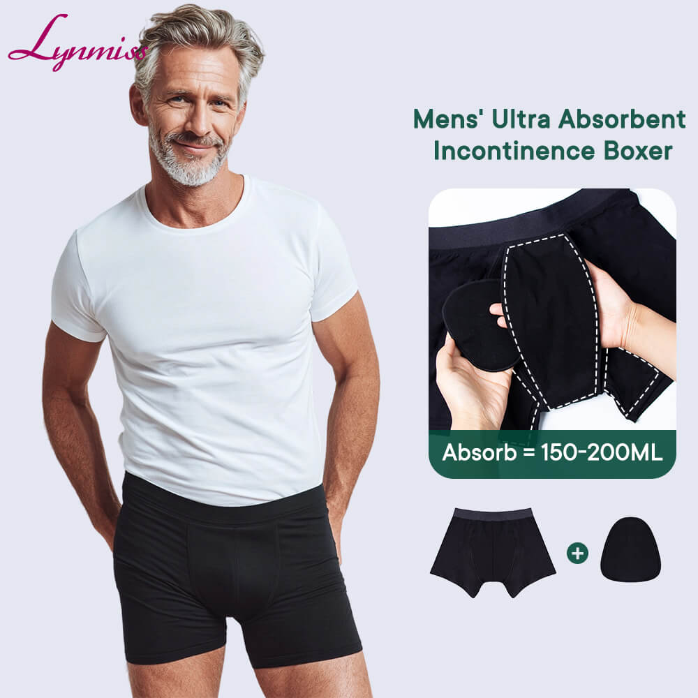 LY1965 Men’s Washable Incontinence Underwear | 150ml Absorbency | Factory OEM & Dropshipping